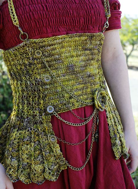 Delicate Steampunk Inspired Crochet Corset Get The Pattern Knithacker