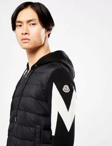 Sudadera Moncler Original Hombre Negro Cardigan 2022 Cuotas sin interés