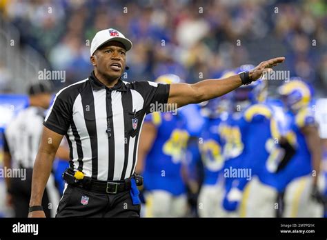 Nfl Official Shawn Smith Referees The Game Between The Seattle