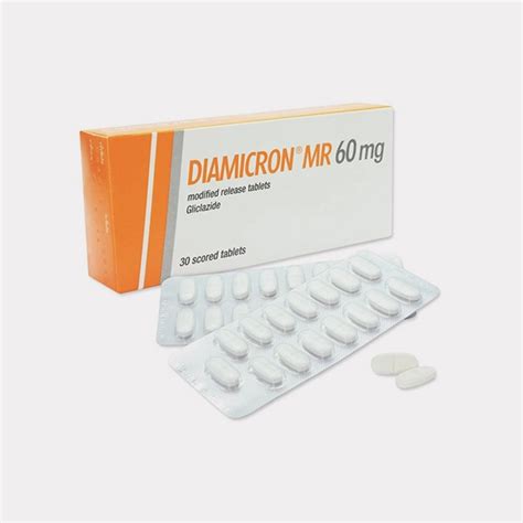 Buy Diamicron MR 60mg Tablets Convenient Blood Sugar Control With