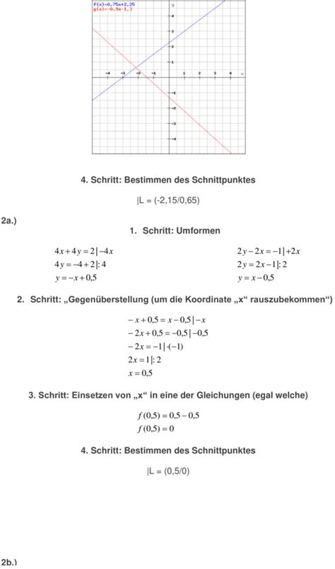 Klassenarbeit Zu Lineare Gleichungssysteme 9 Klasse