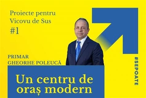 Gheorghe Poleucă candidatul PNL la Primăria Vicovu de Sus vrea un