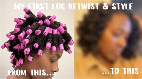 Retwisting And Styling My Locs For The First Time Epic Fail Youtube