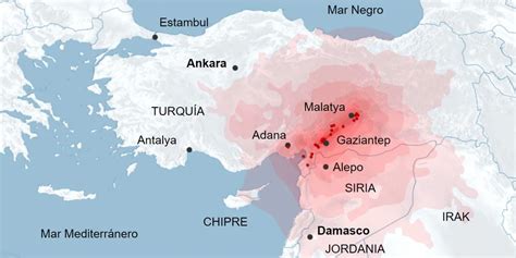 Mapa Del Terremoto En Turqu A Y Siria An Lisis En Gr Ficos De Las