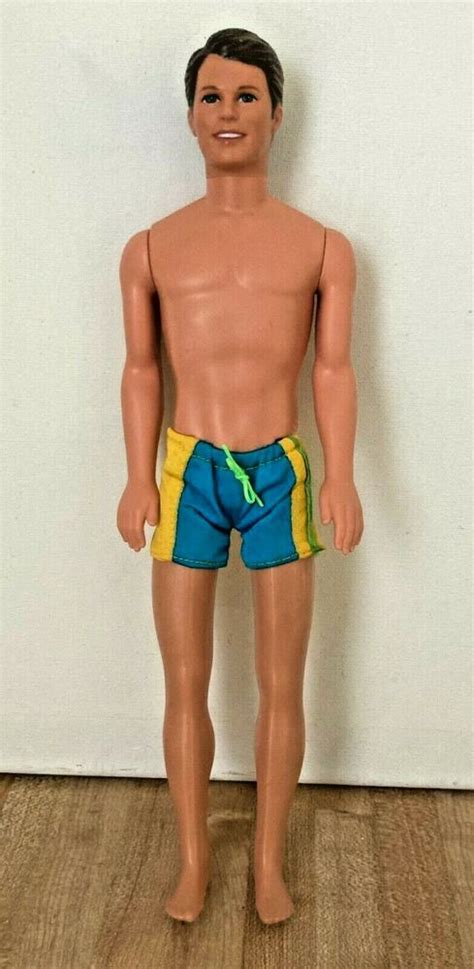 Surf City Ken Barbie Doll W Swim Trunks Mattel 2000 EBay Ken