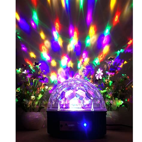 Bola Maluca Bluetooth Led Rgb Mp Projetor Hologr Fico Magic Ball Light