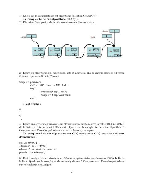 Solution Exercice Corrige Algorithme Studypool