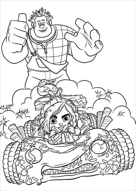 Desenhos Detona Ralph - 75+ Desenhos da Detona Ralph para Imprimir e Colorir Grátis