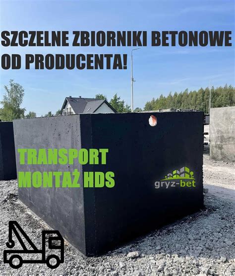 Szamba Betonowe M M Szambo M Zbiornik Na Deszcz Wk M K Pno