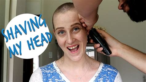 My Husband Shaved My Head For My Scalp Tattoo Youtube