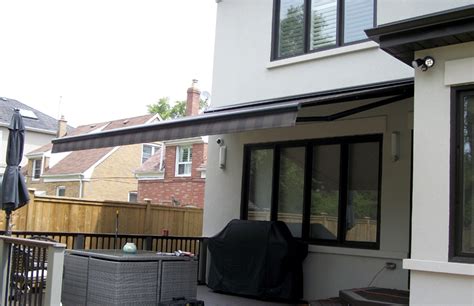 Awning Over A Deck Rolltec Retractable Awnings Toronto Ontario