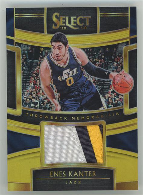 Letao Enes Kanter Panini Select Throwback