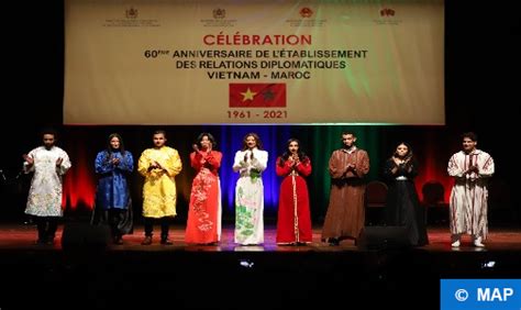 Maroc Vietnam C R Monie De C L Bration Du E Anniversaire De L