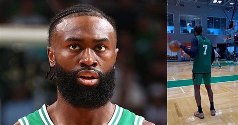 NBA Fans React To Celtics Jaylen Brown Trying To Dribble With Left