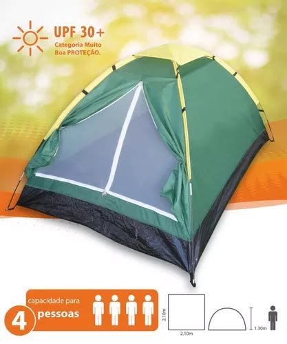 Barraca Camping Tenda Iglu 4 Pessoas Acampamento Praia MercadoLivre