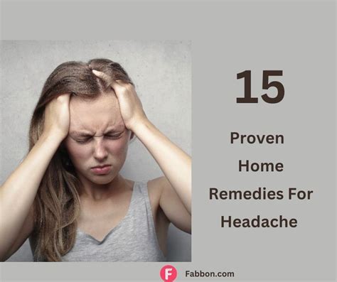 15 Most Effective Home Remedies For Headache | Fabbon