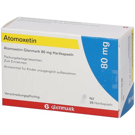 Atomoxetin Glenmark 80 Mg 28 St Mit Dem E Rezept Kaufen Shop Apotheke