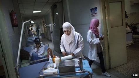 Militia Presence In Tripoli Hospitals Alarms Doctors Bbc News