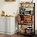 Amazon IDEALHOUSE Bakers Rack With Power Outlet Coffee Bar