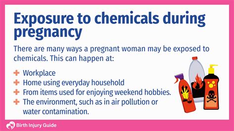 Exposure To Chemicals During Pregnancy Birth Injury Guide