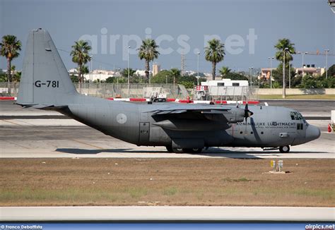 Airpics Net G 781 Lockheed C 130H Hercules Royal Netherlands Air