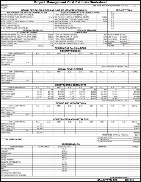 Project Management Worksheet Example Of Spreadshee Project Management