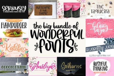 Font Bundles Store on Design Bundles - Huge Craft Bundles