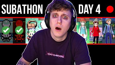 Nuzlocking EVERY Pokemon Game Randomized Straight Subathon Day 4