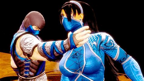 Mortal Kombat 9 All Fatalities X Rays On Kitana Blue Queen Costume