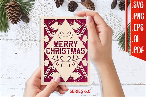 Christmas Card 6 0 Svg Eps Ai Png Pdf Graphic By Assalwaassalwa