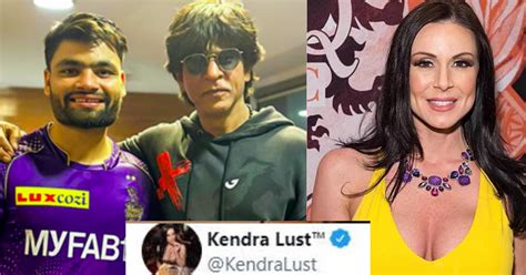 Adult Star Kendra Lust Pays Tribute To Kkr S Batting Star Rinku Singh