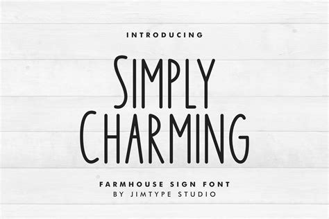 Simply Charming Font By Jimtypestudio · Creative Fabrica