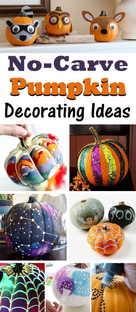 10 Diy No Carve Pumpkin Decorating Ideas For Fall Sands Blog Pumpkin