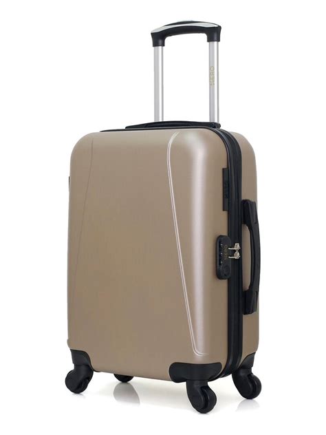 Hero Valise Cabine Abs Lanzarote Cm Roues Beige Kiabi