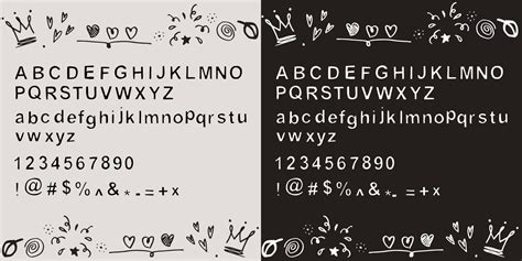 Element Design Vector Hand Drawn Doodle Font Set Of Sketch Alphabet