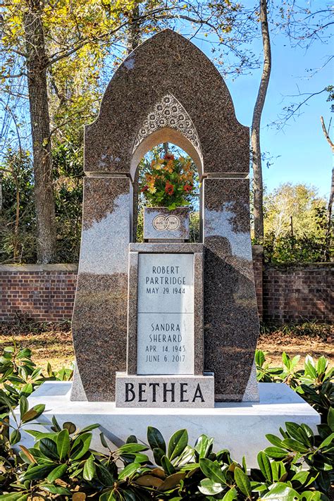 Custom Double Upright Headstone Portfolio Brown Memorials