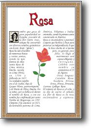 Nombre Rosa L Mina Descargable En Formato Pdf Con Impresiones