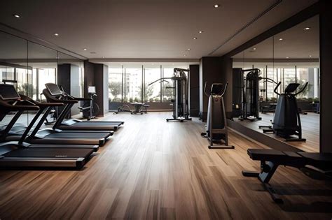 El Gimnasio Del Hotel Jw Marriott Foto Premium