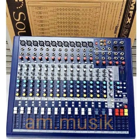 Jual MIXER SOUNDCRAFT MFX 12 MIXER 12 CHANNEL EFFECT LECIXON MFX12