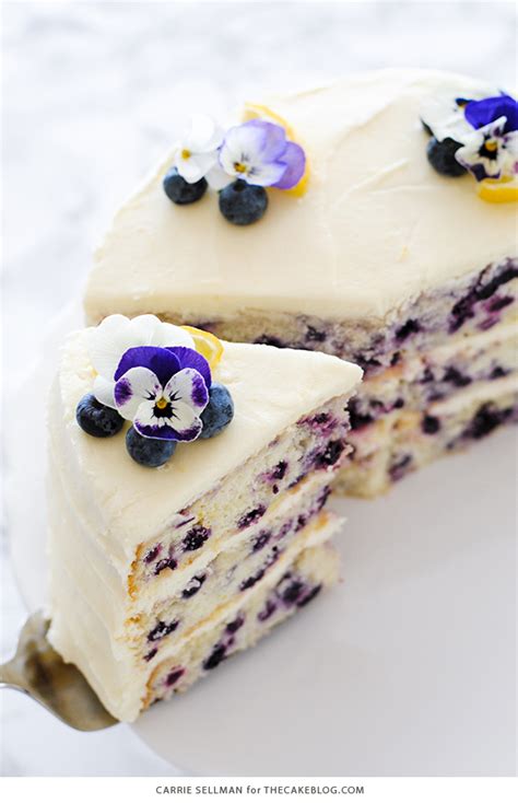 Lemon Blueberry Cake The Cake Blog