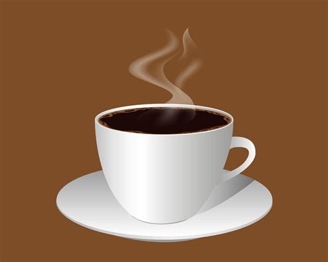 cup of coffee with froth on brown background 11356258 Vector Art at Vecteezy