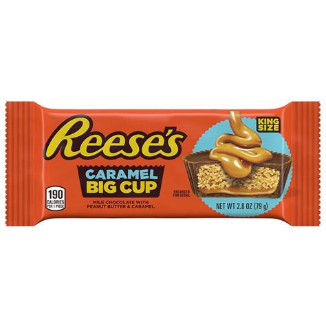 REESE'S Big Cup King Size Peanut Butter Cups, Candy, Pack Caramel Milk Chocolate | Walgreens