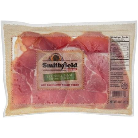 Smithfield Country Biscuit Ham Slices, 8 oz - Walmart.com