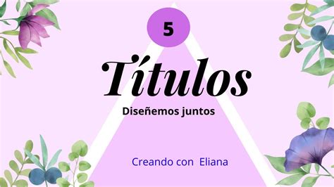 5 Titulos Bonitos En Word Tutorial Paso A Paso 💻📏 Creando Con Eliana Youtube