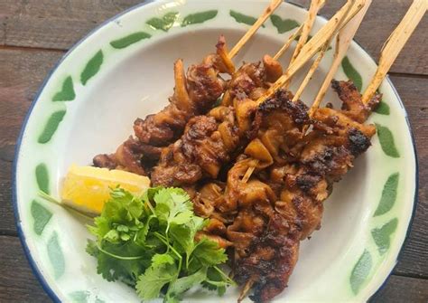 Resep Sate Jamur Tiram BBQ Oleh Mamah Cookpad Cookpad