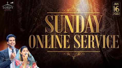 Sunday Online Service 16th Jan 2022 Raj Prakash Paul Jessy Paul Youtube