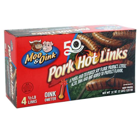 Moo Oink Pork Hot Sausage Links Pound Per Link Oz Delivery Or Pickup Near Me Instacart