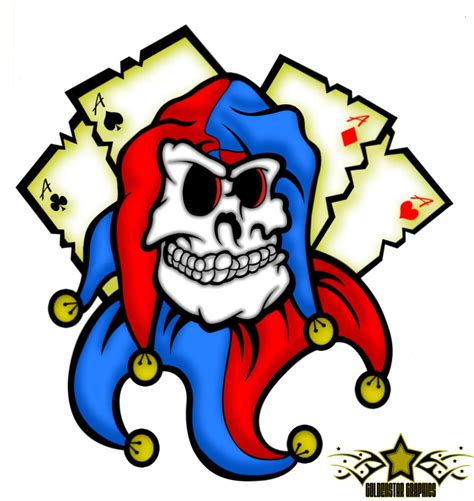 Skull Joker By Goldenstargraphics On Deviantart