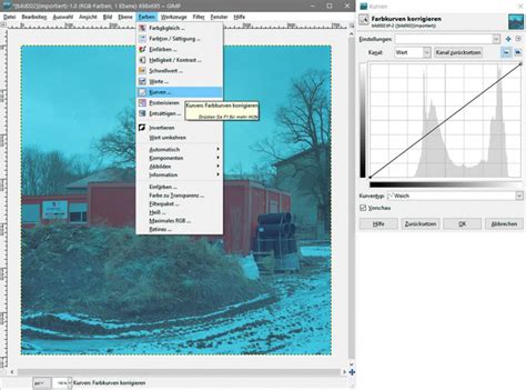 Farben Ausfiltern Mit Gimp Farbkorrektur Und Kontrast Einstellen