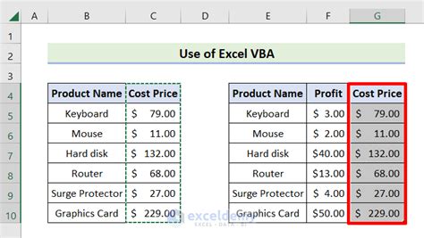 How To Create Union Of Two Tables In Excel 6 Simple Methods